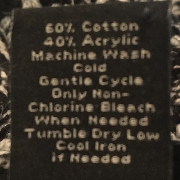 Ann Taylor black white tunic turtleneck sweater size MP - Picture 3 of 3